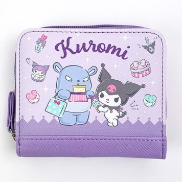 サンリオ クロミ 折り財布 ウォレット パープル