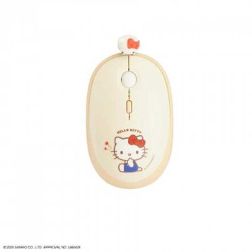 ハローキティ Bluetooth マウス ワイヤレス 無線 サンリオ キャラクター グッズ 3台マルチペアリング対応 静音設計 左右対称 PC 周辺機器 デスクワーク テレワーク プレゼント ギフト SANG-558KT サンリオ正規ライセンス品