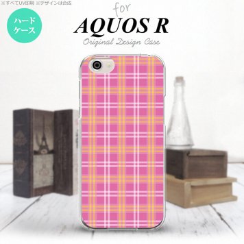 【SH03J】【スマホケース/スマホカバー】【アクオス R】SH03J スマホケース AQUOS R SH-03J カバー アクオス R チェックB ピンク nk-sh03j-434【メール便送料無料】