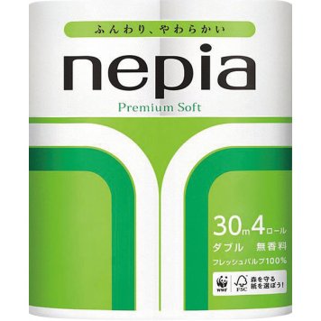 王子ネピア ネピア プレミアムソフトトイレット(4ロール) (ダブル) 2469389000274