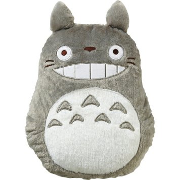 冬の贈り物ご挨拶  大トトロ ダイカットクッション となりのトトロ 約36×43cm（耳部分含まず）