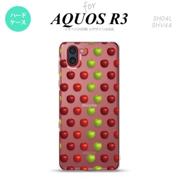 SH-04L SHV44 R3 AQUOS R3 スマホケース カバー りんご 林檎 青リンゴ 緑 赤 nk-r3-049