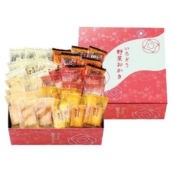 送料無料 お歳暮 いろどり野菜おかき  ※11/2以降の出荷予定となります。北海道・沖縄・離島は配達不可 全国送料無料 御歳暮 早割 お歳暮2026 御挨拶 お取り寄せ グルメ スイーツ