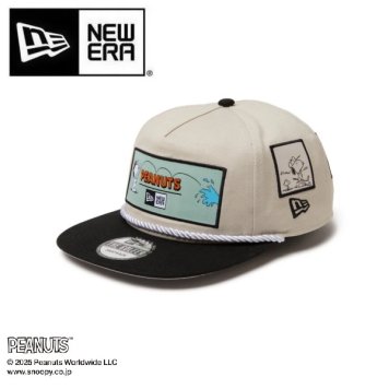 ニューエラ ゴルフ キャップ The Golfer PEANUTS ピーナッツ パッチ ストーン ブラックバイザー NEW ERA (14344504) お誕生日祝い お祝い 記念品 お父さん 父の日 彼氏 男性 30代 40代 50代 60代 還暦祝い 敬老の日  人気プレゼント プレゼント