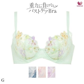 ワコール 重力に負けないバストケアブラ ブラジャー BRB414 3/4カップ Gカップ