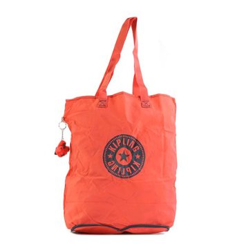 キプリング Kipling バッグ K48425 67T HIP HURRAY 5 ヒップハリーファイブ 折りたたみ トートバッグ エコバッグ GALAXY ORANGE ライトオレンジ