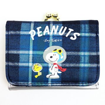 ピーナッツ スヌーピー コンパクト財布 アストロノーツ がま口 グッズ  (MCOR)