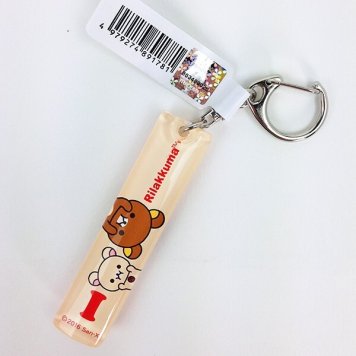 リラックマ イニシャルキーホルダー I グッズ  (MCOR)