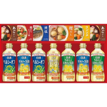 お中元 お返し 内祝い ギフト調味料セット 日清ヘルシーオイル＆バラエティ調味料ギフトN-50A  新築 お礼 引越し 志 仏事 送料無料
