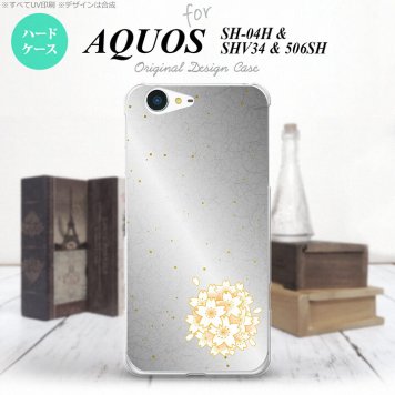 【SH04H】【スマホケース/スマホカバー】【アクオス ゼータ】SH04H スマホケース AQUOS ZETA SH04H カバー アクオス ゼータ 和サクラ 黒 nk-sh04h-1273【メール便送料無料】