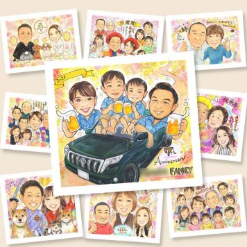 結婚記念日のギフトに、大切なひとを似顔絵にしませんか。ラッピング対応で、贈り物として渡しやすい似顔絵です。 似顔絵 プレゼント 結婚記念日 ギフト 贈り物 名入れ 手描き 結婚記念日 結婚10周年 金婚式 記念日 周年記念 結婚30周年 両親 家族 夫婦 下書き確認 名入れ 修正無料 そっくり 実績多数 宝物 かわいい 記念日 親孝行 結婚記念日 感謝 周年 ハロウィン キレイ メモリアルギフト