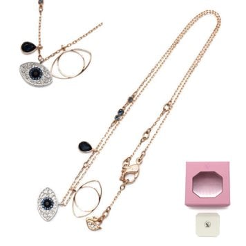 SWAROVSKI スワロフスキー ネックレス 5190033 Evil Eye アクセサリー ローズゴールド レディース