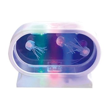 【予約品】 ミニアクアリウム ホワイト 照明 インテリア おしゃれ くらげ 海月 (取寄品入荷次第発送)