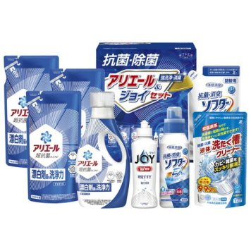 【送料無料・包装無料・のし無料】ギフト工房 抗菌除菌・アリエール&ジョイセット SAJ-50VS(A4)お年賀 寒中見舞い 入学祝い 卒業祝い 就職祝い 結婚祝い 誕生日 出産祝い 引越祝い 香典返し 新盆 初盆 御礼 お中元 内祝い 快気祝い ご挨拶 志 法事