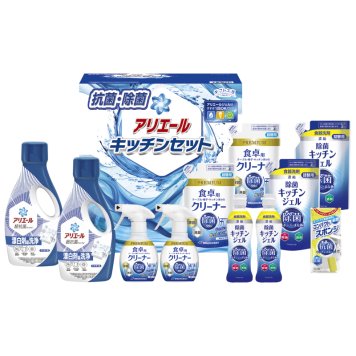 ギフト工房 アリエール&キッチンセット ／洗濯用洗剤 洗剤・柔軟剤・クリーナー 日用消耗品 日用品・ヘルスケア お中元 御中元 ギフト 夏ギフト 暑中見舞 残暑見舞 時期 いつ お礼 お返し グルメ のし お盆 初盆 新盆 お供 御供 ギフト 2026 送料無料 ギフト プレゼント プチギフト 内祝い 快気祝い 出産祝い 結婚祝い 引出物 新築祝い お返し