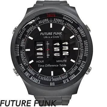 FUTURE FUNK フューチャーファンク 腕時計 FF105BK ブラック アナログ クォーツ 正規品 ラッピング無料可