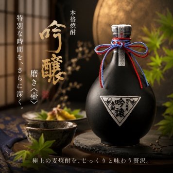 退職 異動 名入れ ギフト SXX 麦焼酎 博多小女郎 吟醸磨き壺 720ml 紐リボン付 / プレゼント ギフト 退職 記念 誕生日 還暦 古希 喜寿 傘寿 米寿 緑寿 早寿 長寿 祝い