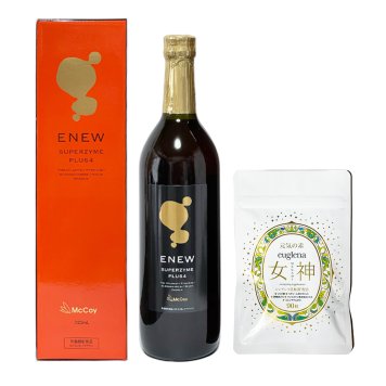 お得セットユーグレナ女神90粒+エニュースーパーザイムプラスフォー 720ml ENEW SUPERZYME PLUS 4  酵素ドリンク