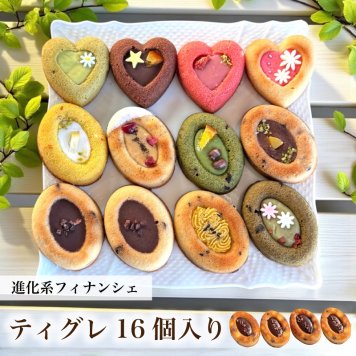 フィナンシェ [ ティグレ 16個 詰め合わせ ]   焼き菓子 ギフト フィナンシェ お返し 菓子折り お茶菓子  のし無料 プレゼント お礼 誕生日 おしゃれ かわいい 高級 スイーツ 洋菓子 手土産 贈り物 内祝い 個包装 お祝い