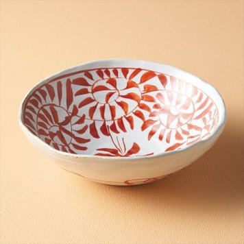 波佐見焼 古赤絵蛸唐草六兵丸鉢　 004-718M  内祝 内祝い お祝 御祝 記念品 出産内祝い プレゼント 快気祝い 粗供養 引出物