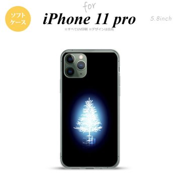 iPhone11Pro iPhone11 Pro スマホケース ソフトケース ツリー 青 メンズ レディース nk-i11p-tp624