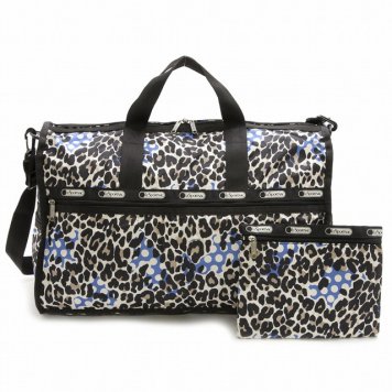 レスポートサック LeSportsac バッグ LARGE WEEKENDER 7185 D747 ラージウィークエンダー 2way ショルダー ボストンバッグ ANIMAL DOTS チーター柄マルチカラー
