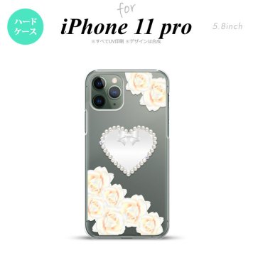 iPhone11Pro iPhone11 Pro スマホケース ハードケース ハート D 白 メンズ レディース nk-i11p-231