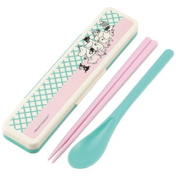 ムーミン カラフル 抗菌 音のならないコンビセット 箸18cm スケーター ※送料無料(ポスト投函)