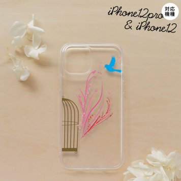 iPhone12/iPhone12pro iPhone12 / iPhone12pro スマホケース ソフトケース 青い鳥 紫 赤 メンズ レディース nk-i12-tp1293