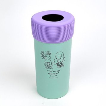 スヌーピー ステンレスペットボトルホルダー (スヌーピー＆ファーロン) PEANUTS ミント