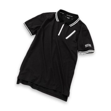 【10%OFF！】ポロシャツ SY32 by sweet years 8110GE FUNCTION ZIP POLO ファスナーデザイン ゴルフ ジップ付 GOLF タウンユース メンズ レディース
