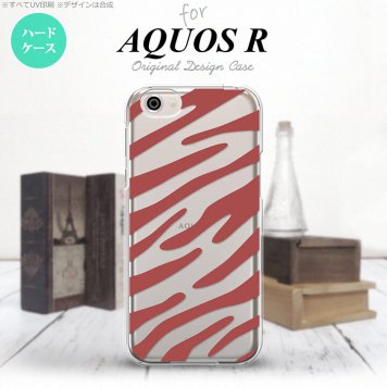 【SH03J】【スマホケース/スマホカバー】【アクオス R】SH03J スマホケース AQUOS R SH-03J カバー アクオス R ゼブラ 赤 nk-sh03j-023【メール便送料無料】