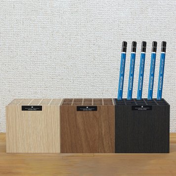 ペンスタンド Ｓ２５ バスク ペンスタンド Ｓ２５ ペン収納 コンパクト 木目 収納スタンド 木目調 ウッド ナチュラル ブラウン ブラック 橋本達之助工芸 ナチュラル シンプル 北欧 レトロ 西海岸 ミッドセンチュリー