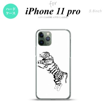 iPhone11Pro iPhone11 Pro スマホケース ハードケース 虎 白 メンズ レディース nk-i11p-566