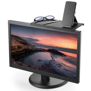 エレコム ディスプレイボード 収納 耐荷重2kg 滑り止めシート付 テレワーク PCA-DPTS3012BK