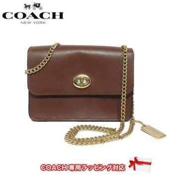 コーチ アウトレット COACH ショルダーバッグ F31384 レザー×PVC シグネチャー バワリー クロスボディー / チェーン ポシェット IME74(カーキ×サドル2)【RCP】【0815楽天カード分割】【s-mail03】