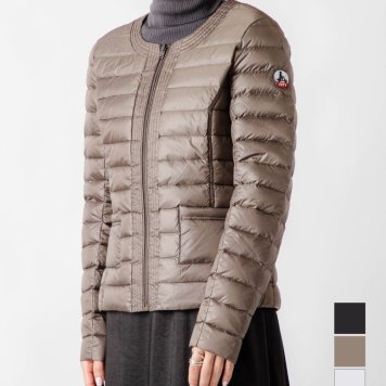 ジョット JOTT ダウンジャケット DOUDA FW22WDOW16 レディース アウター ライトダウン パッカブル ショート丈 ノーカラー 軽量 大きいサイズ 黒 防寒着 ビジネス 秋冬 ギフト プレゼント 女性 ブランク トープ ブラック XS S M L XL XXL