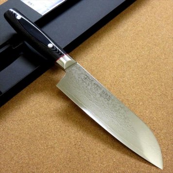 【関の刃物】【三徳包丁 17cm(170mm)】【国産日本製】関兼次 彩雲 V金10号 VG10 ダマスカス鋼 33層 SUS410 マイカルタハンドル 家庭用 文化包丁 送料無料(※一部地域を除く)