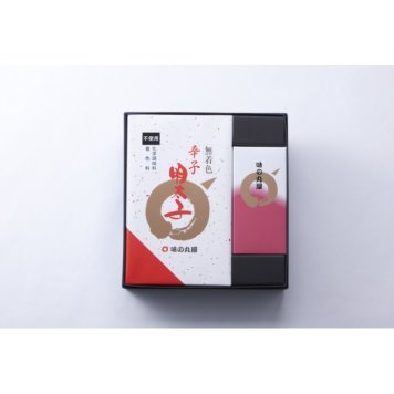 丸屋無着色辛子明太子330g+いかひびき1本【詰合せ】 ギフト プレゼント 御中元 夏のごあいさつ 御礼 御祝 快気祝 志