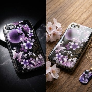 【全機種対応】スマホケース『伊』名入れ 送料無料 和柄 和風 桜 職人 伝統工芸 ハンドメイド ハードケース 手帳型 iPhone 17 Xperia AQUOS Android 各機種対応