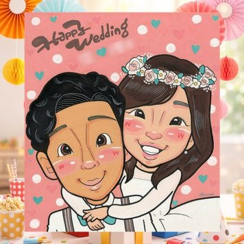 結婚記念日の記念に、気持ちが伝わる似顔絵をお届けします。 ウェルカムボード ギフト 似顔絵 贈り物 プレゼント 名入れ 手描き 結婚記念日 お祝い 挙式 記念 ウェルカムボード カップル 家族 同僚 友人 友達 下書き確認 修正無料 名入れ 喜ばれる 実績多数 サプライズ かわいい ウェディング 宝物 一生もの 結婚式 色紙 喜寿祝い お祝いの品 節目 ウェディングギフト 白寿祝い 贈答品