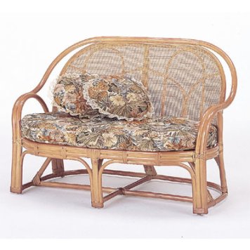 今枝商店 Romantic Rattan ラブソファー【沖縄・離島配達不可】 Y35