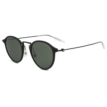 モンブラン MONTBLANC サングラス ノーズパッド アイウェア UVカット ボストン MB0294S-005 メンズ レディース ユニセックス ブラック+グレー 国内正規品