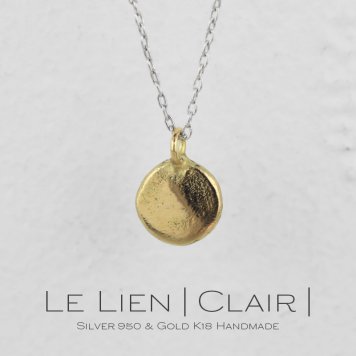 le lien clair ゴールド シルバー ネックレス シンプル 可愛い 丸い プチ つけっぱなし お洒落 レディース 18金 K18 地金 ペンダント ジュエリー アクセサリー プレゼント ギフト 記念日