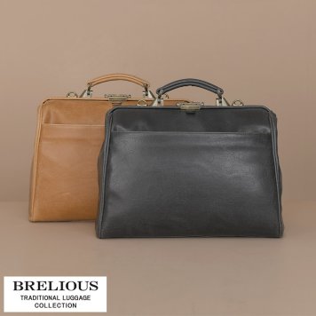 BRELIOUS 3wayダレスバッグ横型 白化合皮