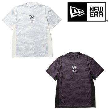 ニューエラ ゴルフ 半袖 ミッドネック 鹿の子 Tシャツ Digital Camo (14391500) (14391501) 2025年春夏モデル お誕生日祝い お祝い 記念品 お父さん 父の日 彼氏 男性 30代 40代 50代 60代  還暦祝い 敬老の日 人気プレゼント プレゼント