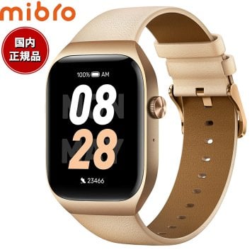 ミブロ Mibro スマートウォッチ Mibro Watch T2 GD SP380008-C61 ライトゴールド 腕時計 メンズ レディース