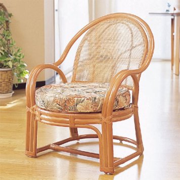 今枝商店 Romantic Rattan アームチェアー【沖縄・離島配達不可】 Y36