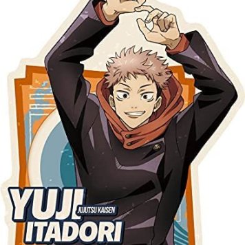 2虎杖悠仁【トラベルステッカー】呪術廻戦 トラベルステッカー Jujutsu Kaisen Travel Sticker【日本製】【耐水・耐光】
