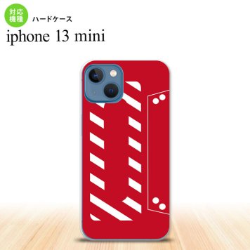 iPhone13mini iPhone13 mini ケース ハードケース カセットテープ 赤  nk-i13m-188
